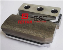 140Mm Metal Diamond Fickert Automatic Polishing Line Grind