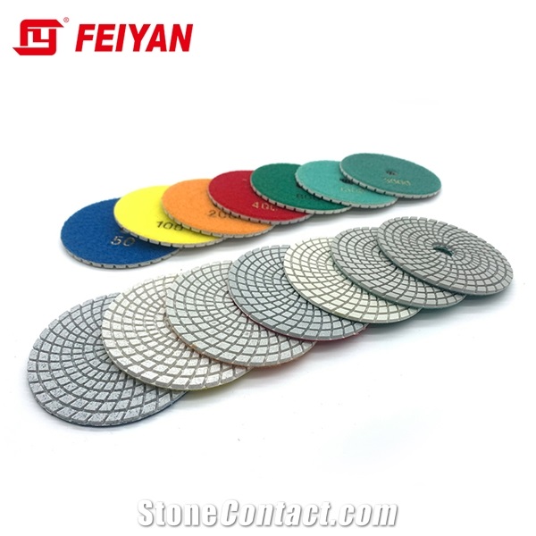 Diamond Wet Flexible Polishing Pads