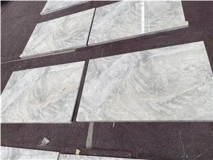 Albert White Marble Ceramic Laminated Tile Abbott White