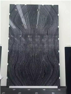 Antique Wood Marble Ancient Wood Silver Wave Book Match Slab Antique Wood Marble Ancient Wood Silver Wave Book Match Slab