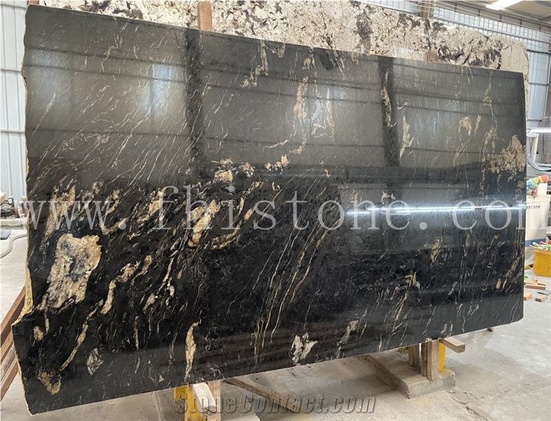 Brazil Magma Gold Granite Brazil Cosmic Gold Granite Slab
