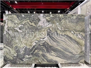 Fusion Quartzite Slab Exotic Multicolor Quartzite