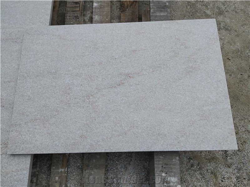 Golden White Quartzite Flamed Paver White Stone Paver Tile