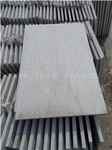 Golden White Quartzite Flamed Paver White Stone Paver Tile