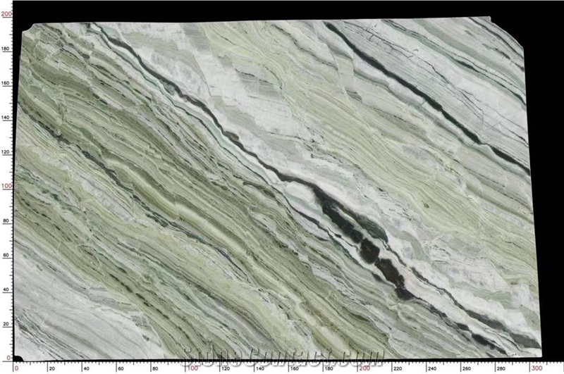 Jade Clouds Marble Jade Green Raggio Verde Emerald Jade