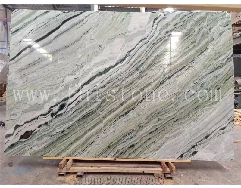 Jade Clouds Marble Jade Green Raggio Verde Emerald Jade