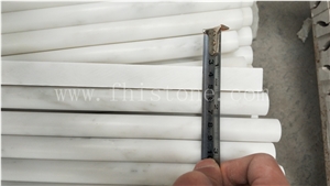 Sino White Marble Pencil 3/4"X12" Moulding Marble Line