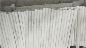 Sino White Marble Pencil 3/4"X12" Moulding Marble Line