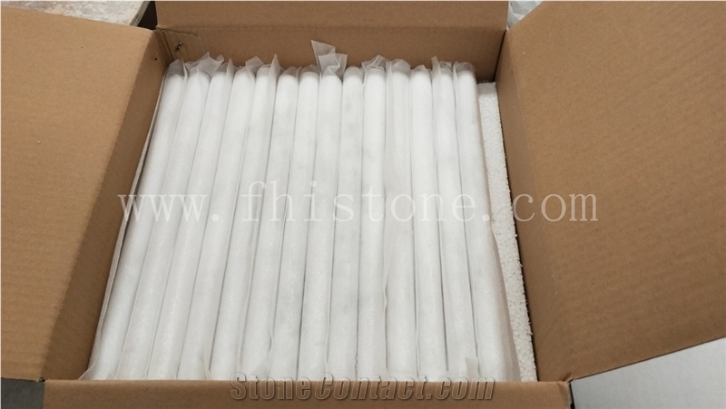 Sino White Marble Pencil 3/4"X12" Moulding Marble Line
