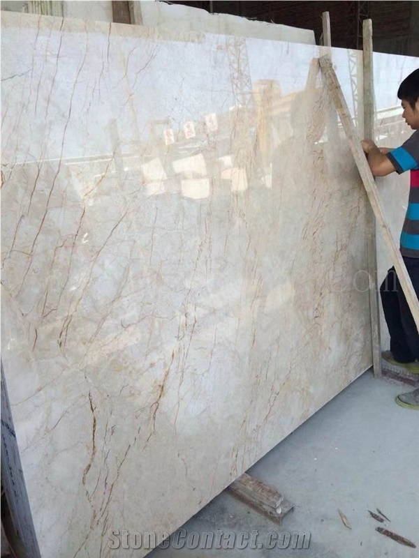 Turkey King Menes Gold Marble Slab Crema Eva Marble Tile