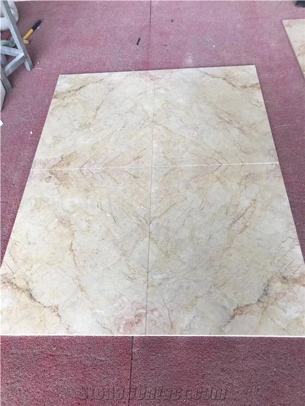 Turkey King Menes Gold Marble Slab Crema Eva Marble Tile