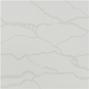 Carrara White 20Mm Thickness Quartz Slabs
