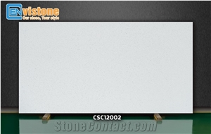 CSC12002 - White Crystal Quartz Slabs,Engineered Stone