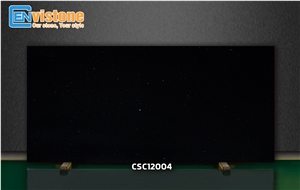 CSC12004 - Black Crystal Engineered Quartz Slabs