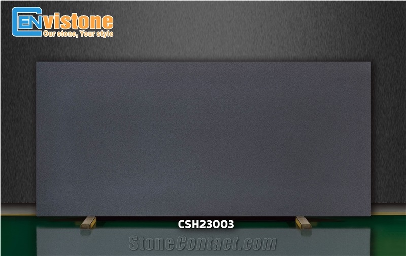 CSH23003 - Metalic Grey Quartz Slabs,Engineered Stone