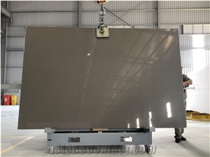 CSH63005 - Reddish Brown Engineered Quartz Slabs