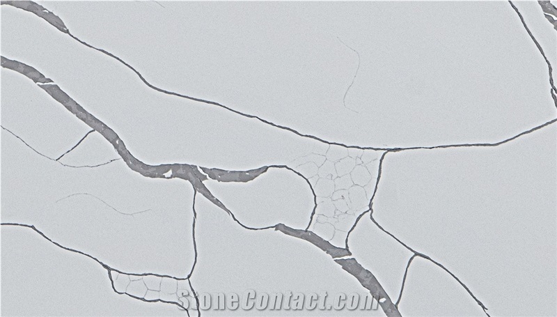 CSH83001 - Calacatta Borghini Quartz Stone Slabs