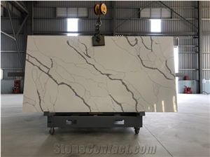 CSH83001 - Calacatta Borghini Quartz Stone Slabs