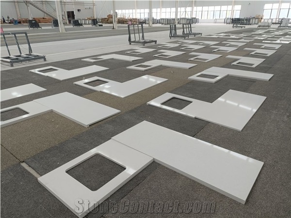 Artificial Engineered Quartz Stone Kitchen Counter Tops