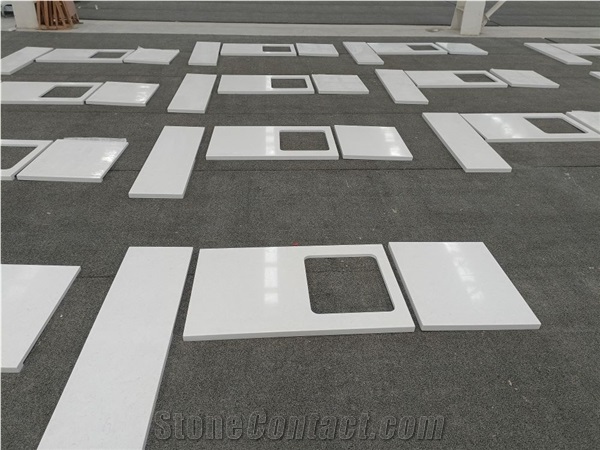 Artificial Engineered Quartz Stone Kitchen Counter Tops