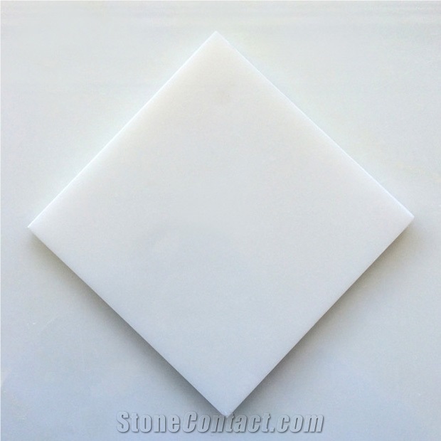 Crystal White Marble High Quality Polished Slab Tile