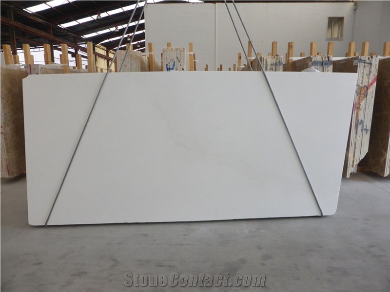Crystal White Marble High Quality Polished Slab Tile