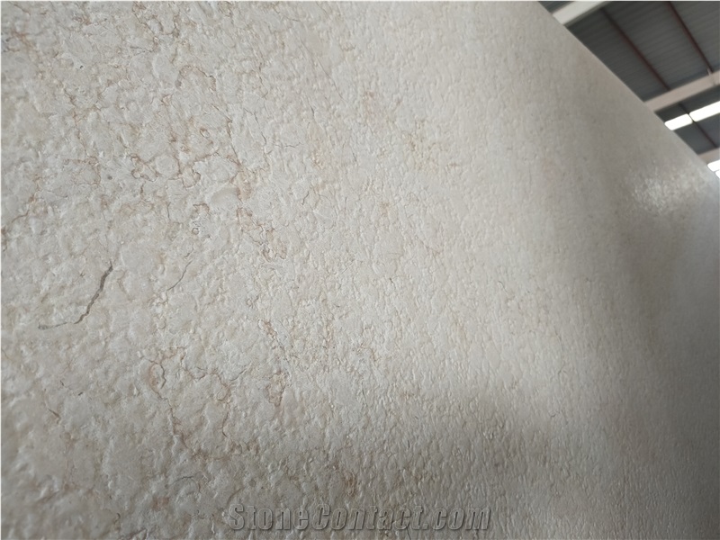 Egypt Galala Beige Marble Antique Surface Slab Tile