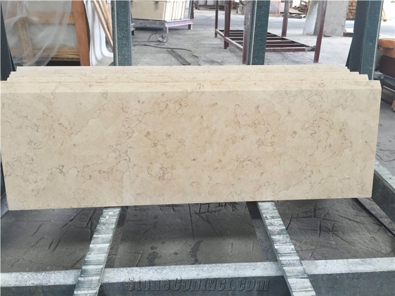 Egypt Galala Beige Marble Antique Surface Slab Tile