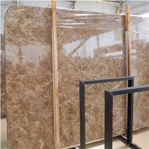 Light Emperador Brown Marble Polished Slab Tile
