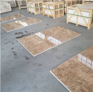 Light Emperador Brown Marble Polished Slab Tile