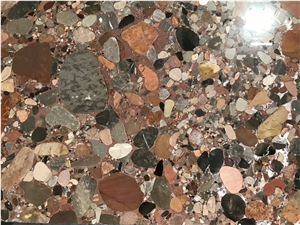 Yuhua Stone Multicolor Marble Polished Slab Floor Tile