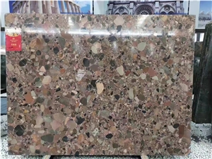 Yuhua Stone Multicolor Marble Polished Slab Floor Tile