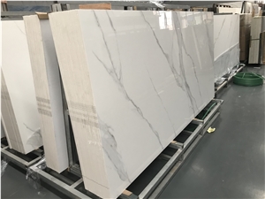Calacatta White Sintered Stone Polish Big Slab 6Mm Calacatta White Sintered Stone Polish Big Slab 6Mm