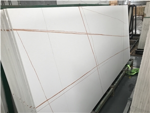 China Calacatta Sintered Stone Gold Line China Calacatta Sintered Stone Gold Line