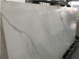 China Calacatta Sintered Stone Gold Line