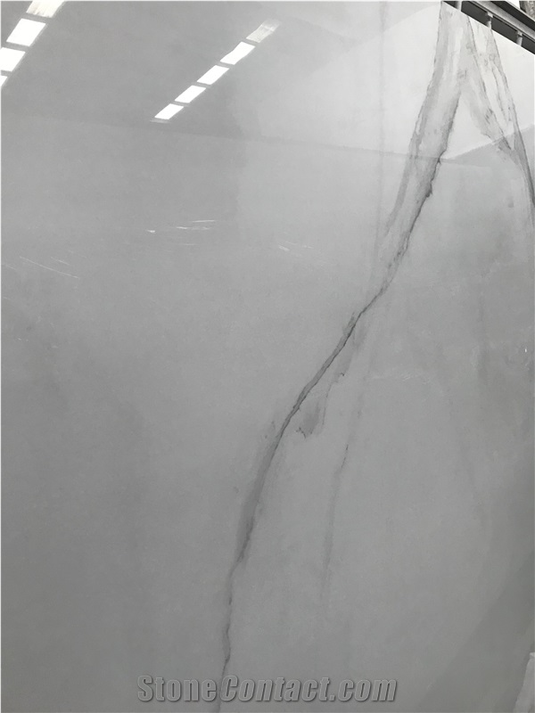 China Calacatta Sintered Stone Gold Line