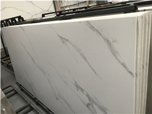 China Cheap Sintered Stone Calacatta White  Good Quality