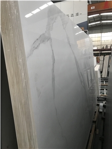 China Cheap Sintered Stone Calacatta White  Good Quality
