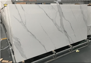 China Large Format White Calacatta Sintered Stone