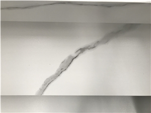 China White Sintered Stone Staircase Step Polish