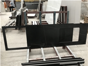Honed Black Sintered Stone TOP
