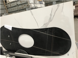 Honed Black Sintered Stone TOP