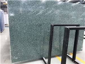 Inorganic Cement  Green Terrazzo Slabs And Flooring