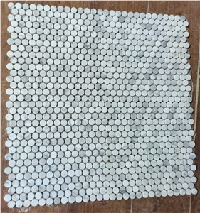 Carrara White Marble Mosaic