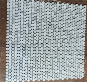 Carrara White Marble Mosaic