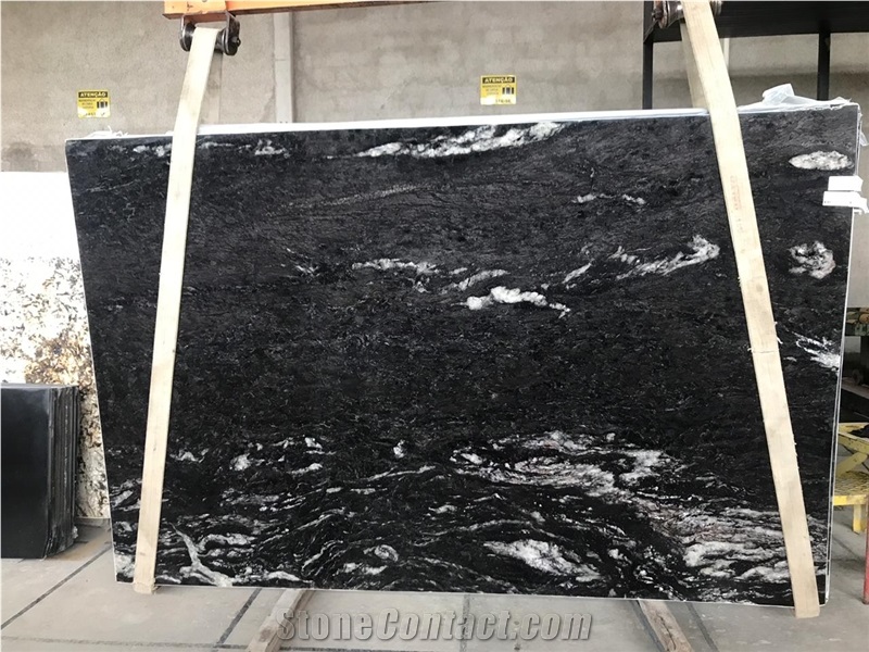 Titanium Black Granite Slabs