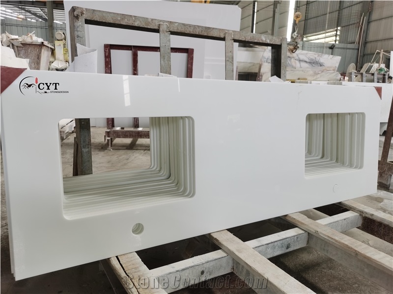 Prefab Master NANO Double Sink Bath Vanity Counter Tops