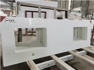 Prefab Master NANO Double Sink Bath Vanity Counter Tops