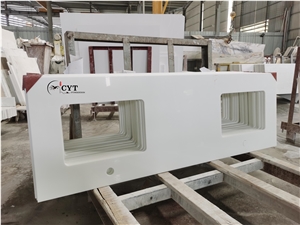 Prefab Master NANO Double Sink Bath Vanity Counter Tops