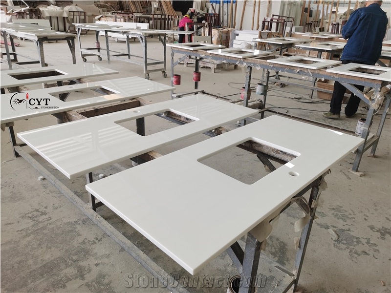 Prefab Master NANO Double Sink Bath Vanity Counter Tops